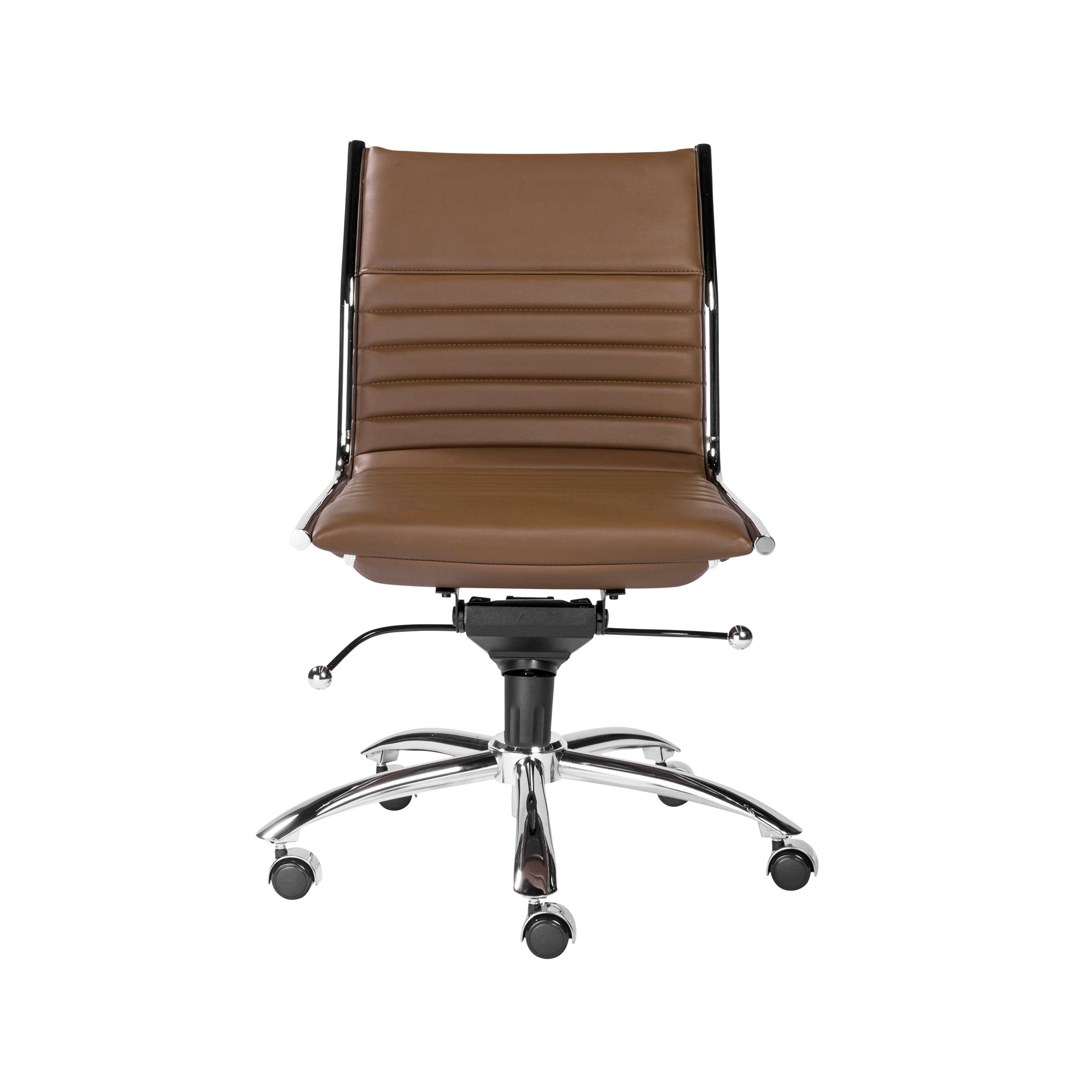 ES506 Armless Chair - Dark Caramel