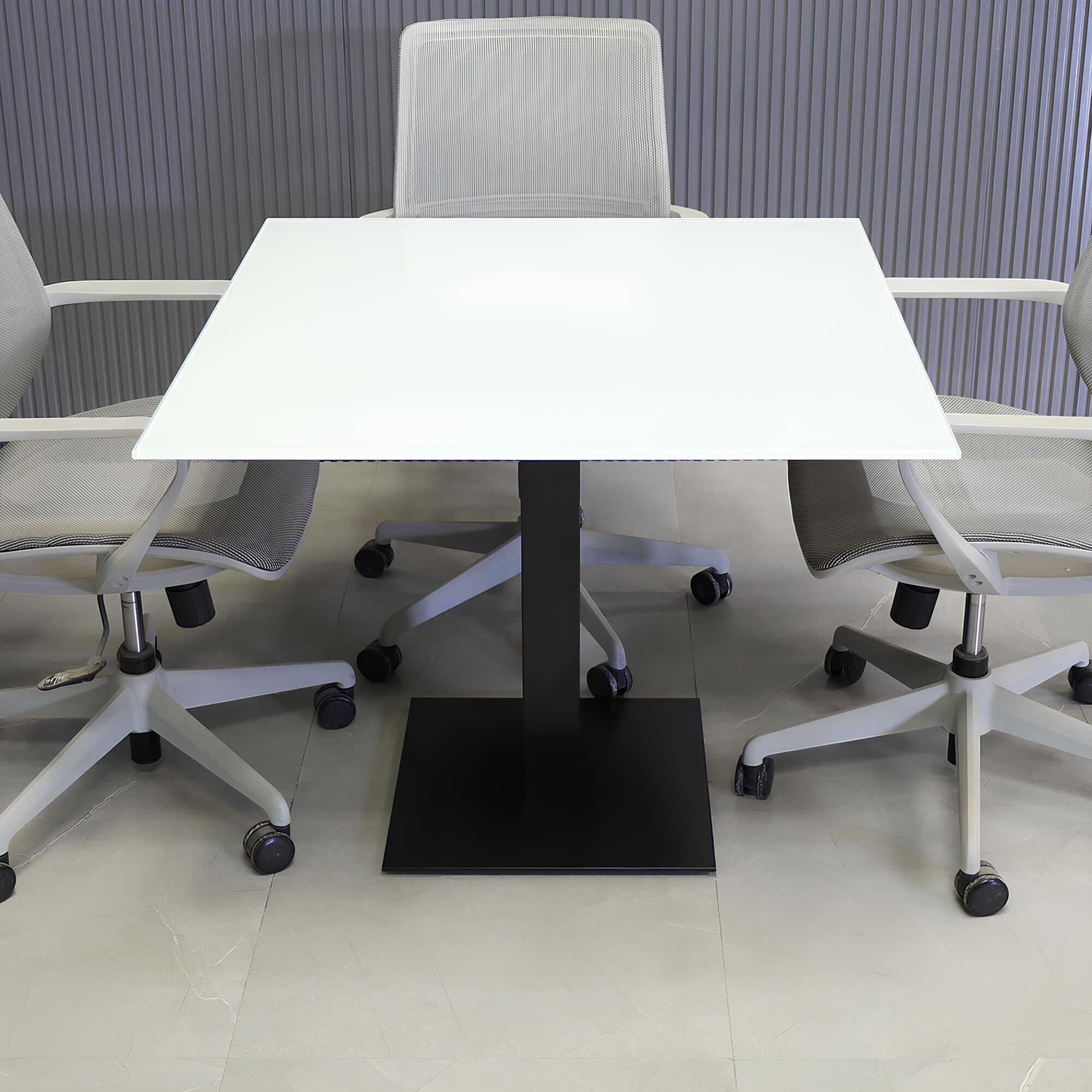 Omaha Square Conference Table with California Table
