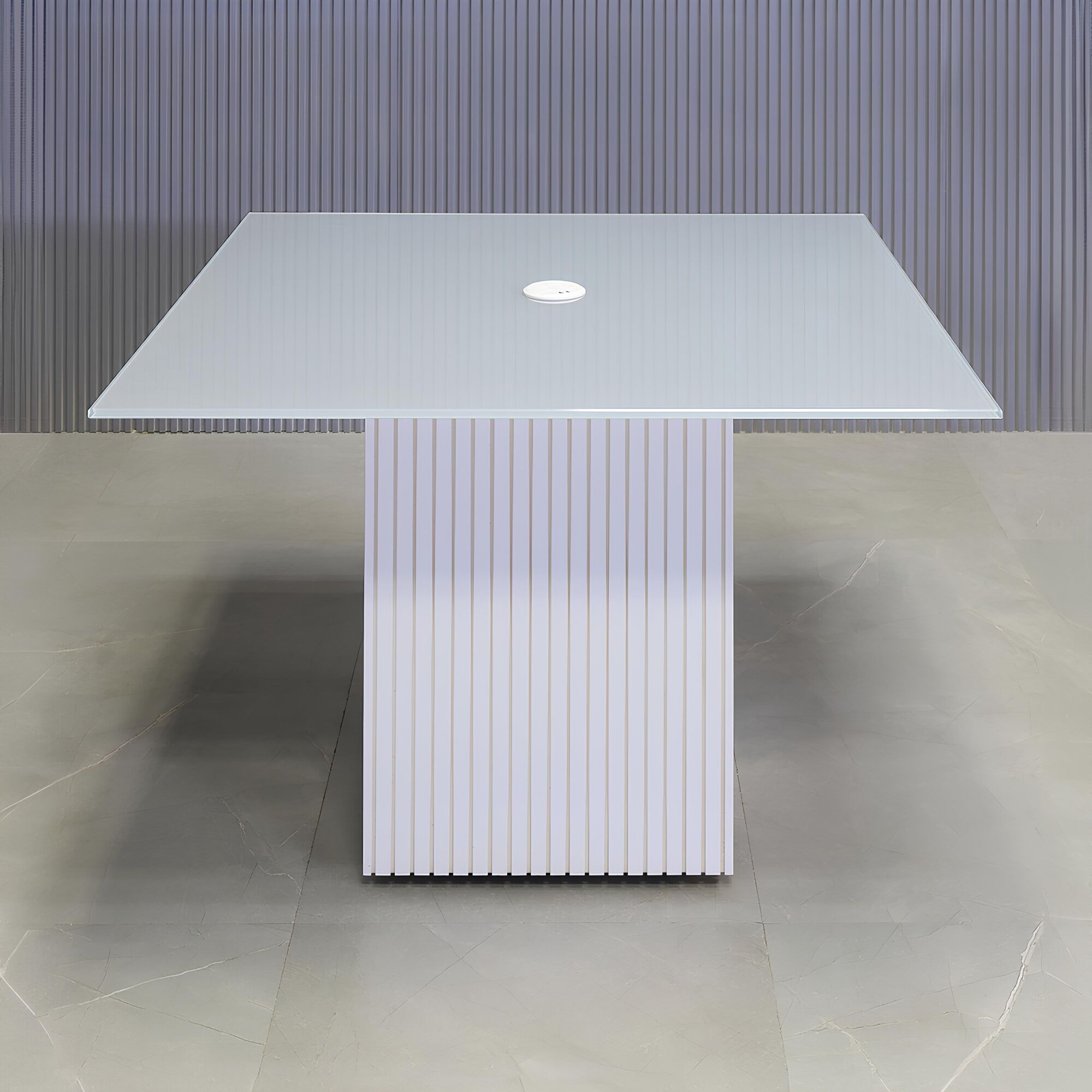 Omaha Square Conference Table With X2 Base