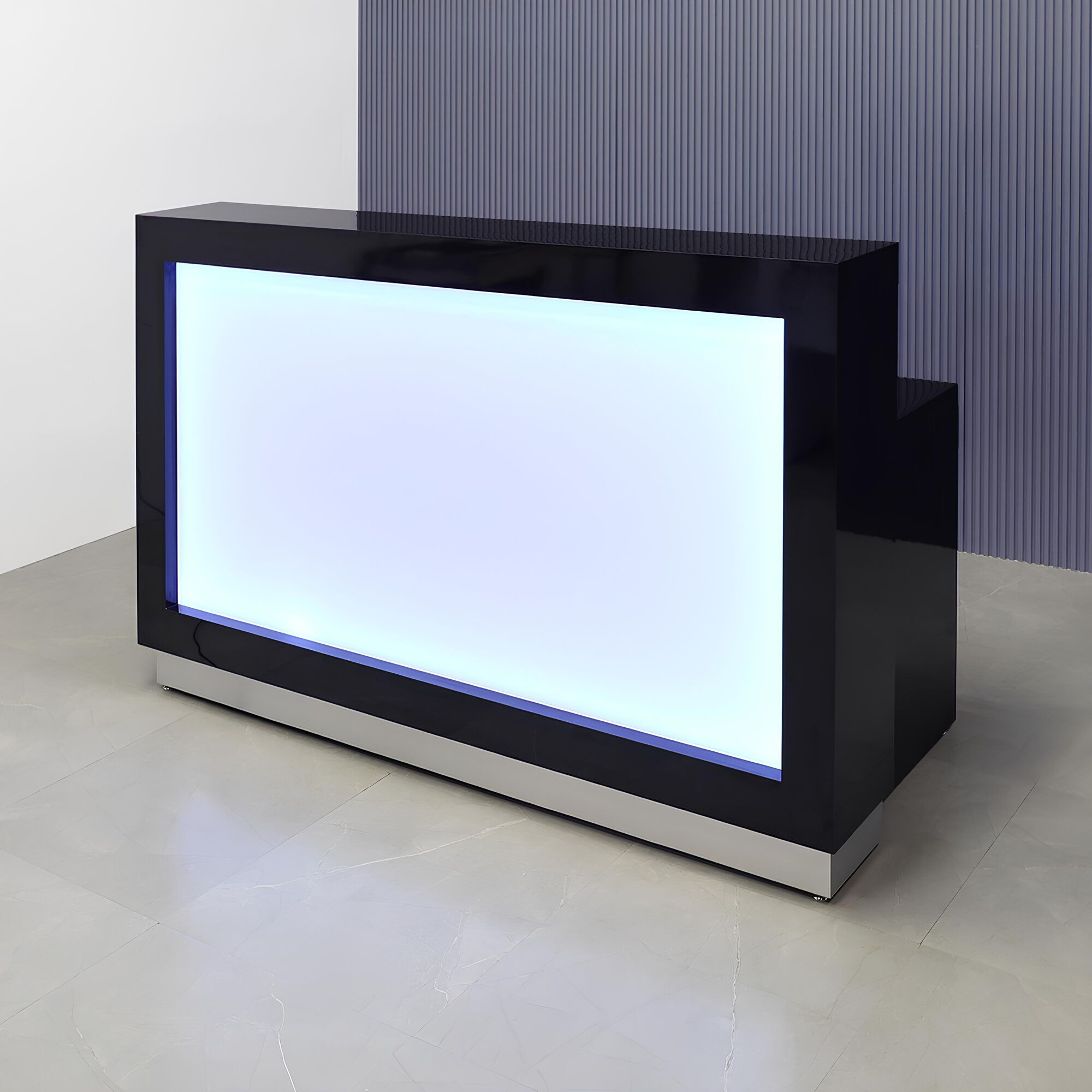 Vegas Custom Reception Desk with Light Box