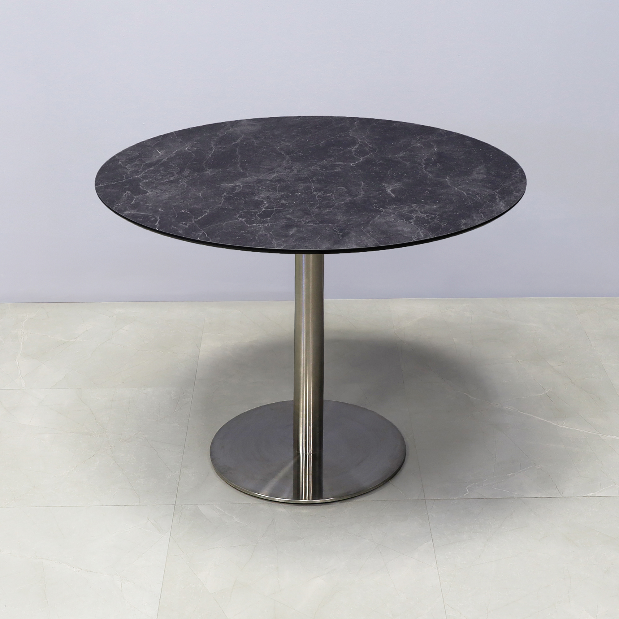 Aurora Round Conference Table with California Base