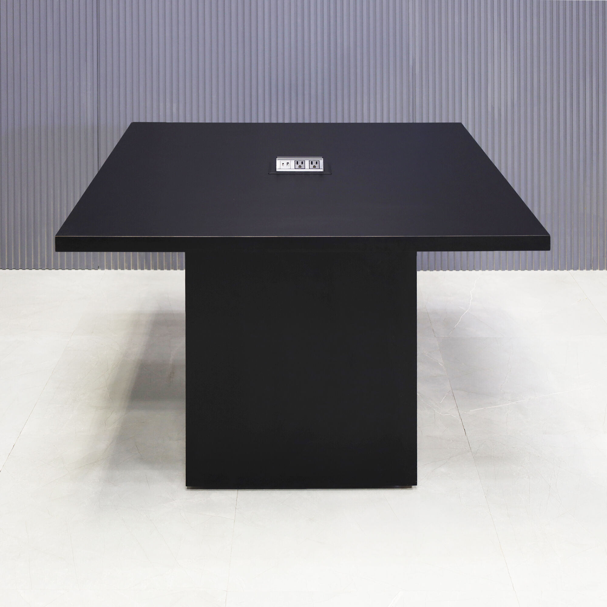 Newton Square Conference Table With X2 Base
