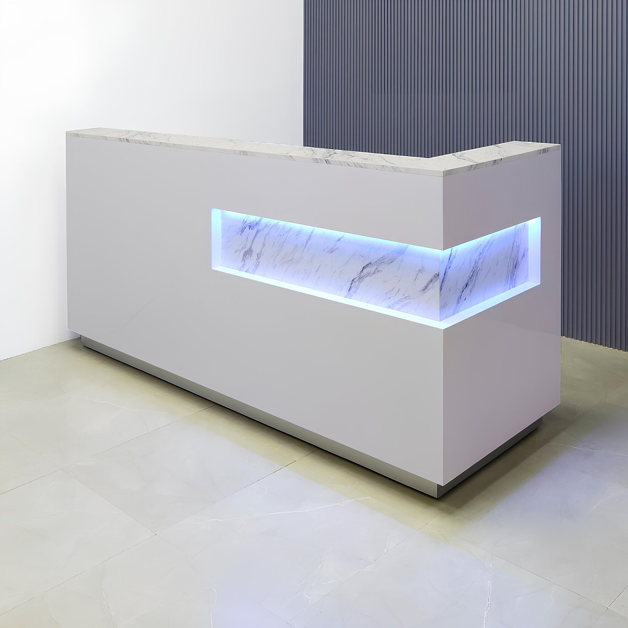 Manhattan L-Shape Custom Reception Desk