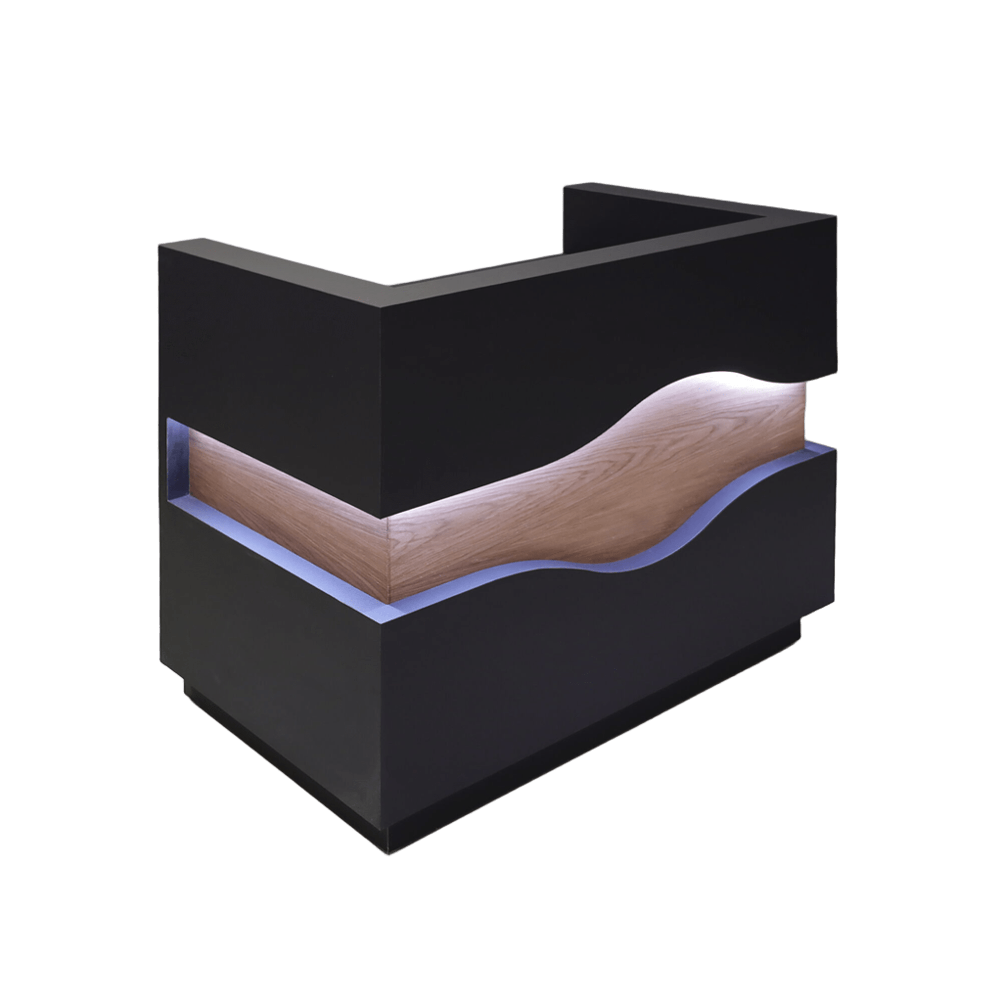 Wave Podium & Host Custom Desk