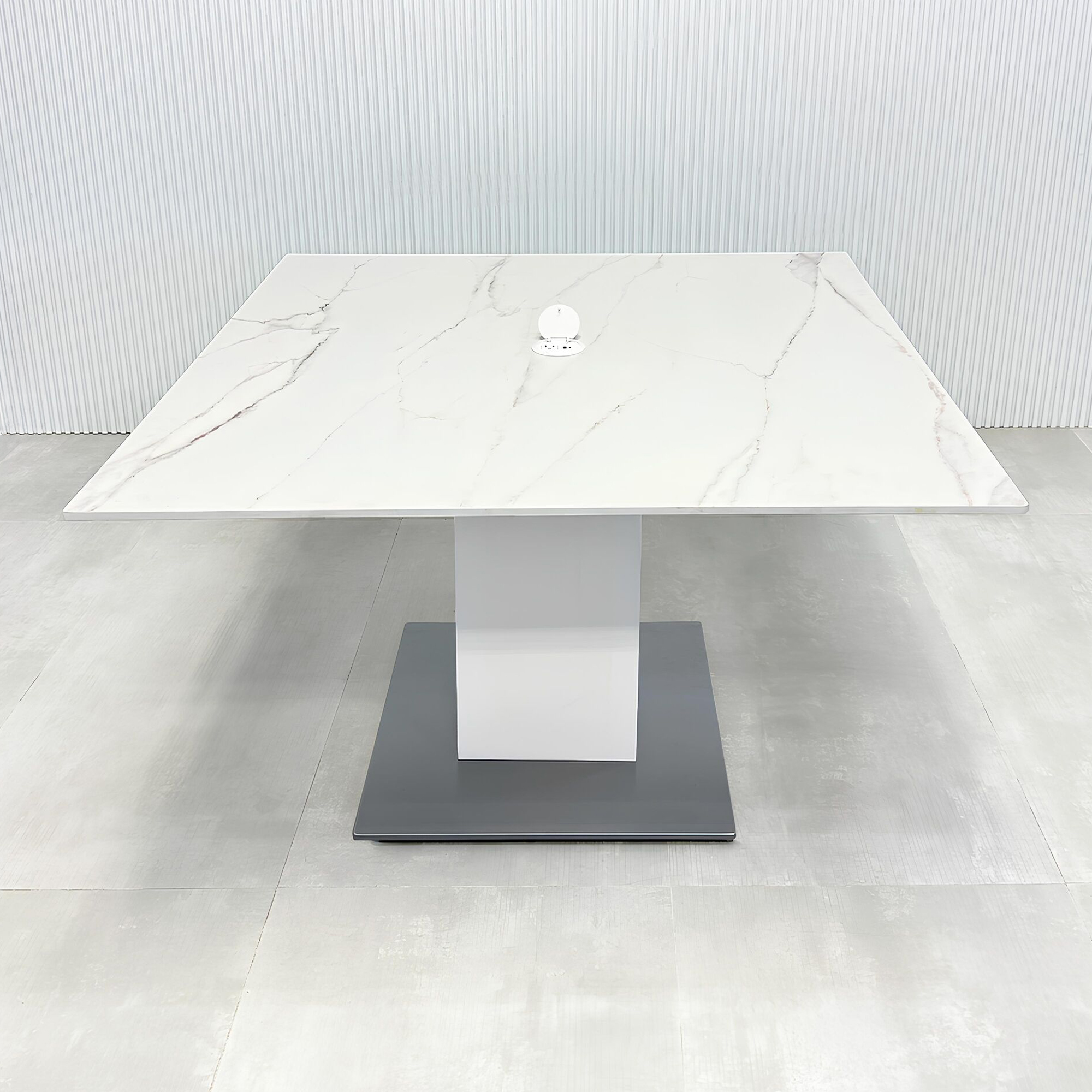 Aurora Square Conference Table with X3 Base