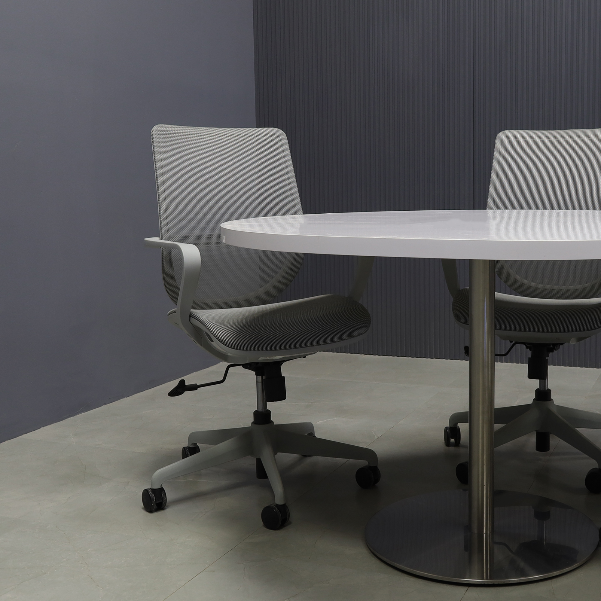 California Round Laminate Cafeteria Table