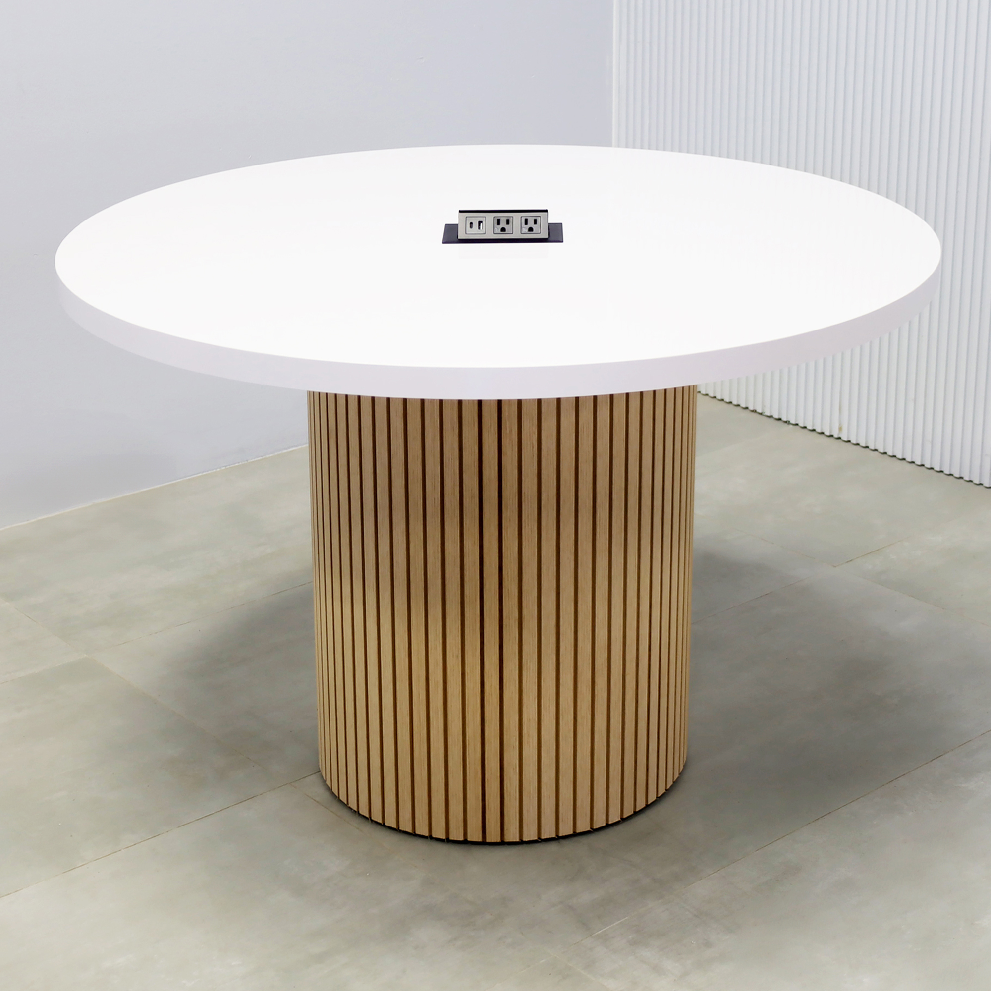 Newton Round Conference Table With X2 Base 