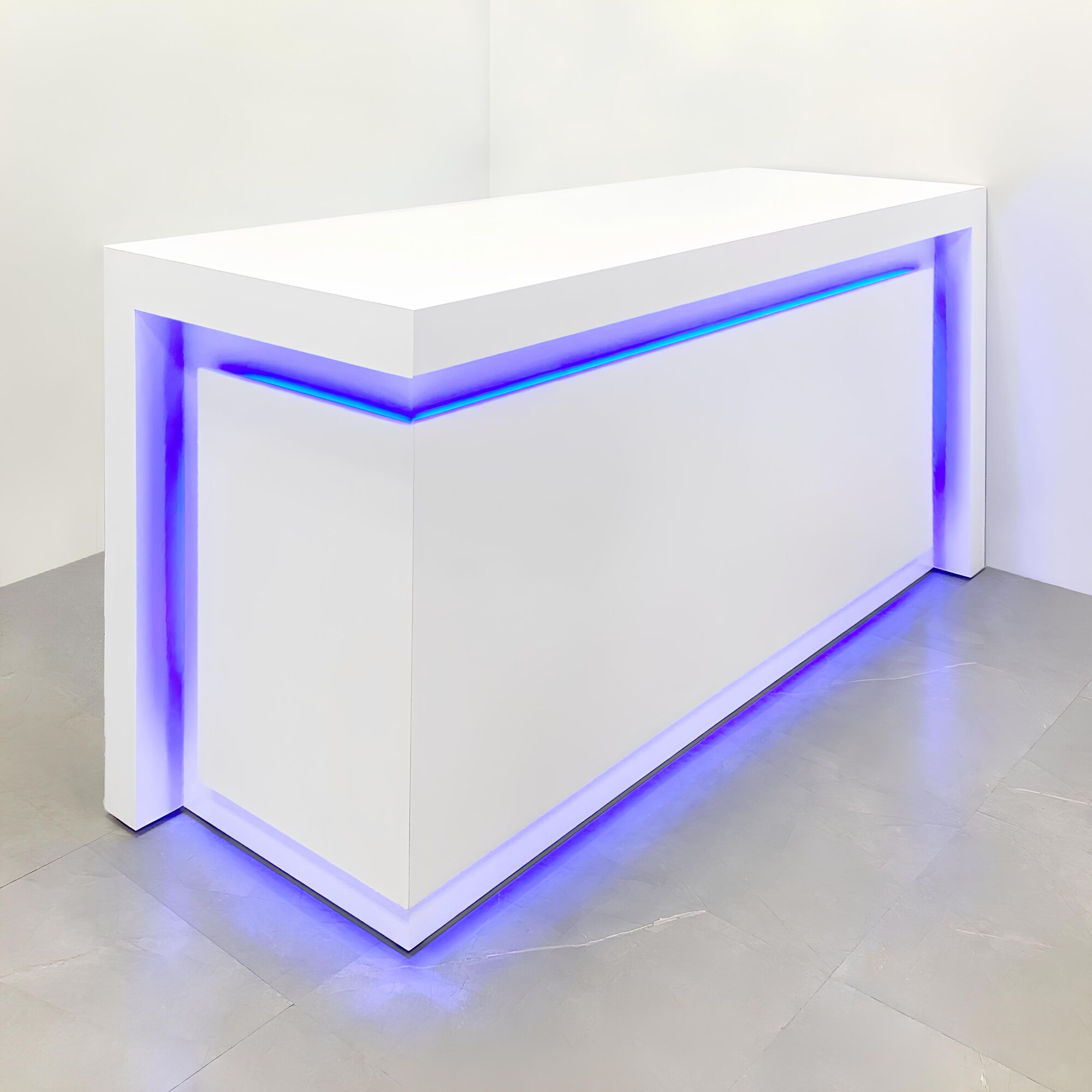 New York L-Shape Retail Custom Reception Desk