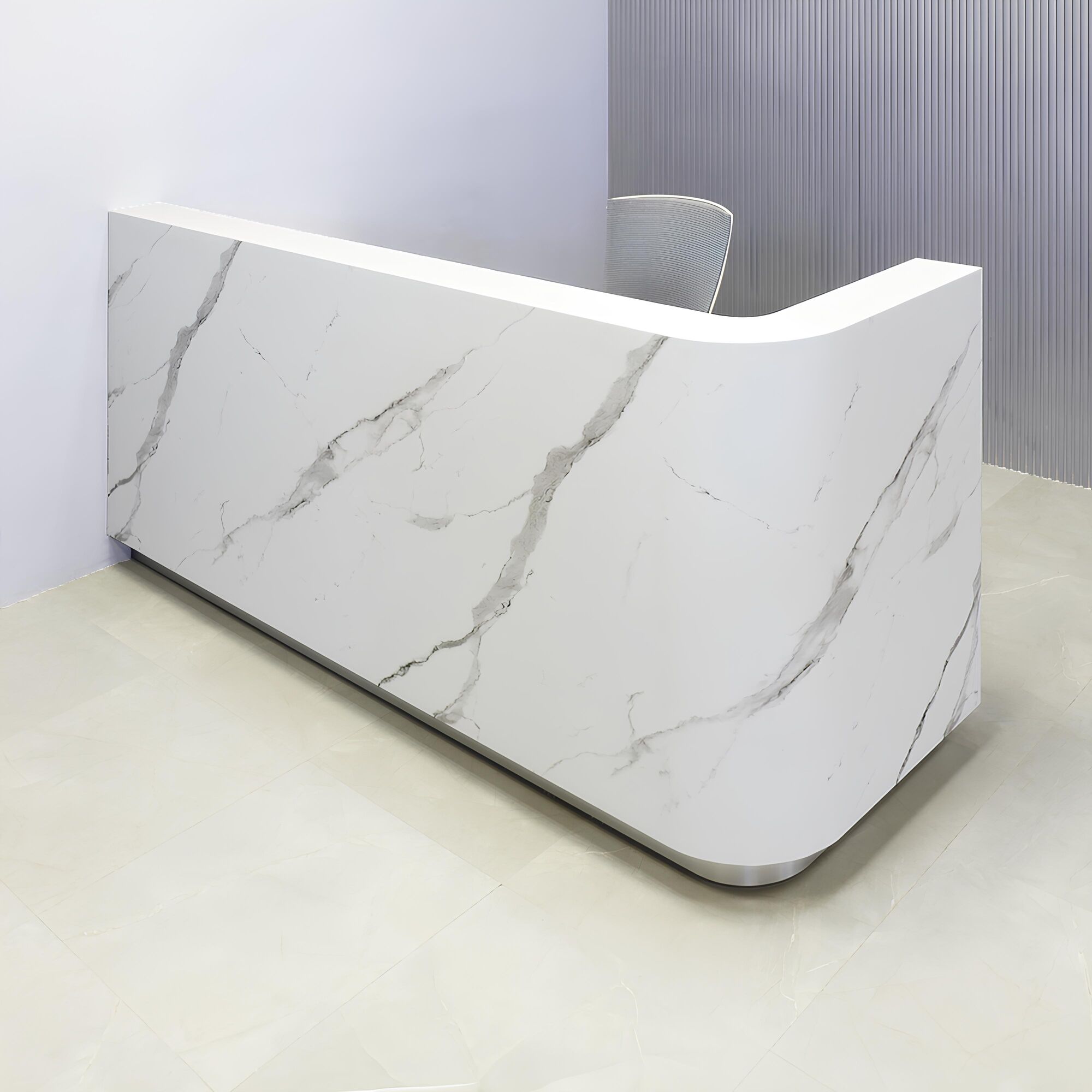 Nola L-Shape Custom Reception Desk