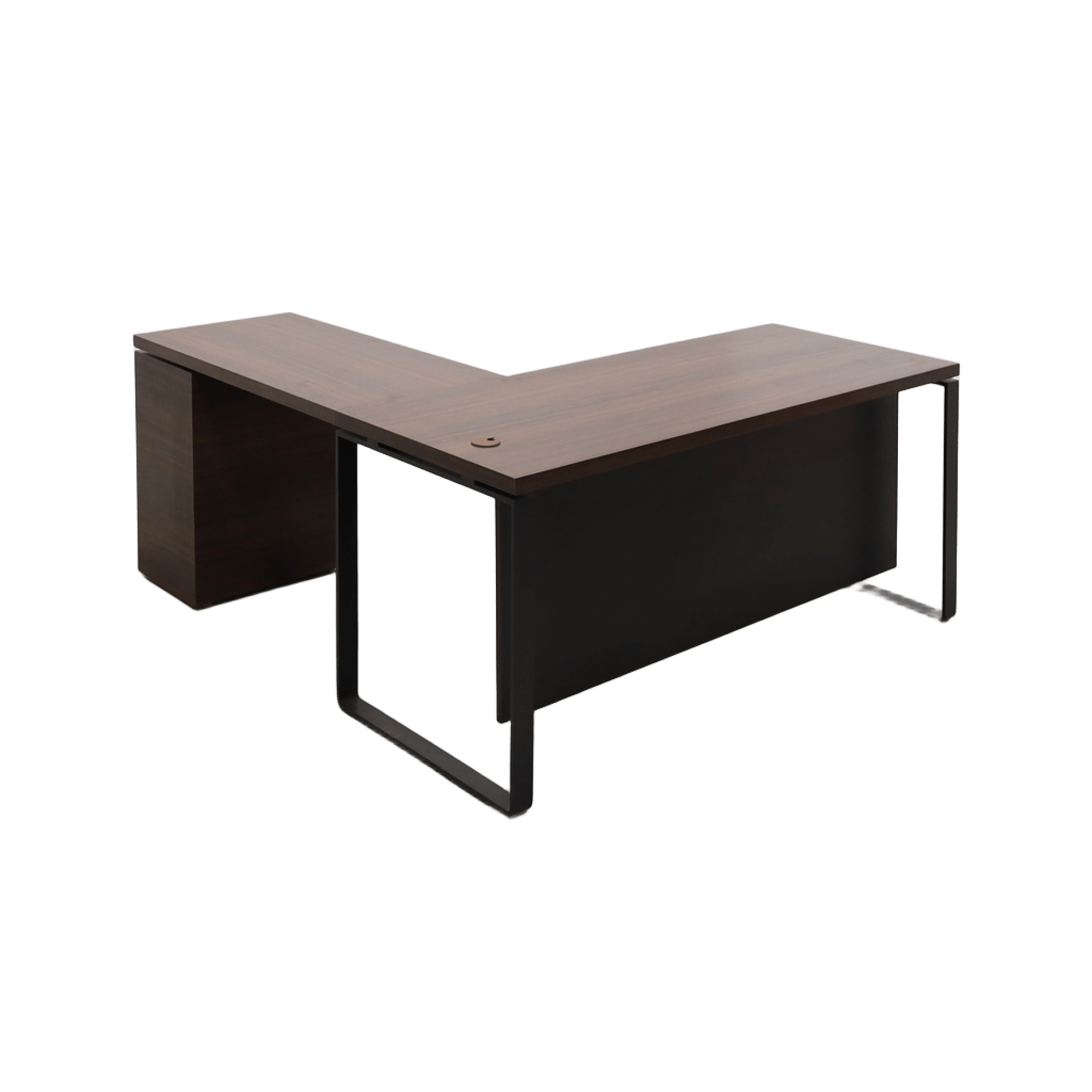 Aspen L-Shape Executive Desk With Laminate Top
