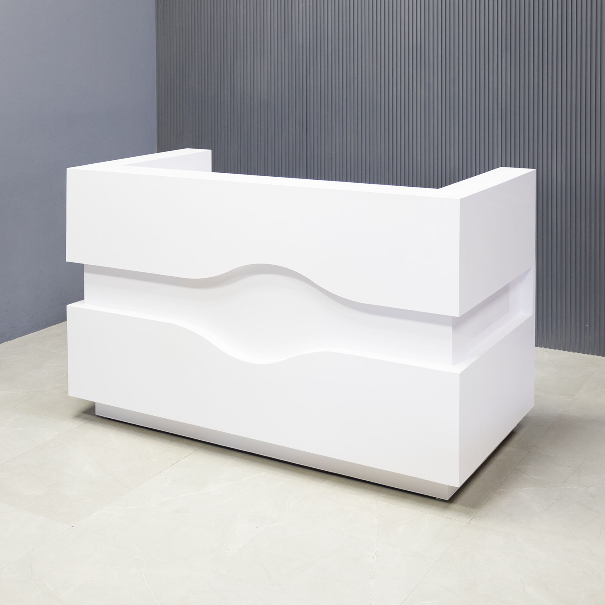 Wave Custom Reception Desk