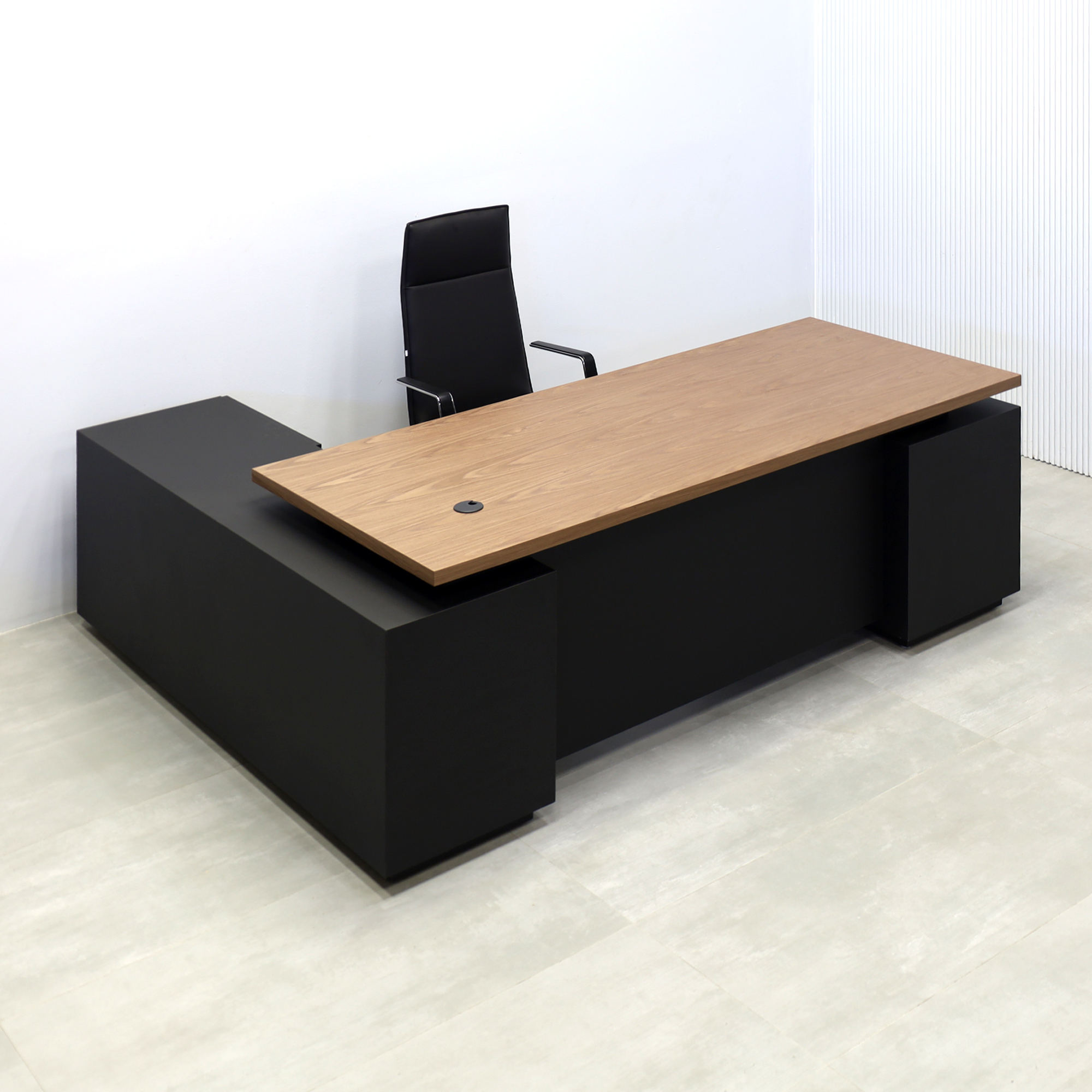 Napa Executive L-Shape Desk with Laminate Top 
