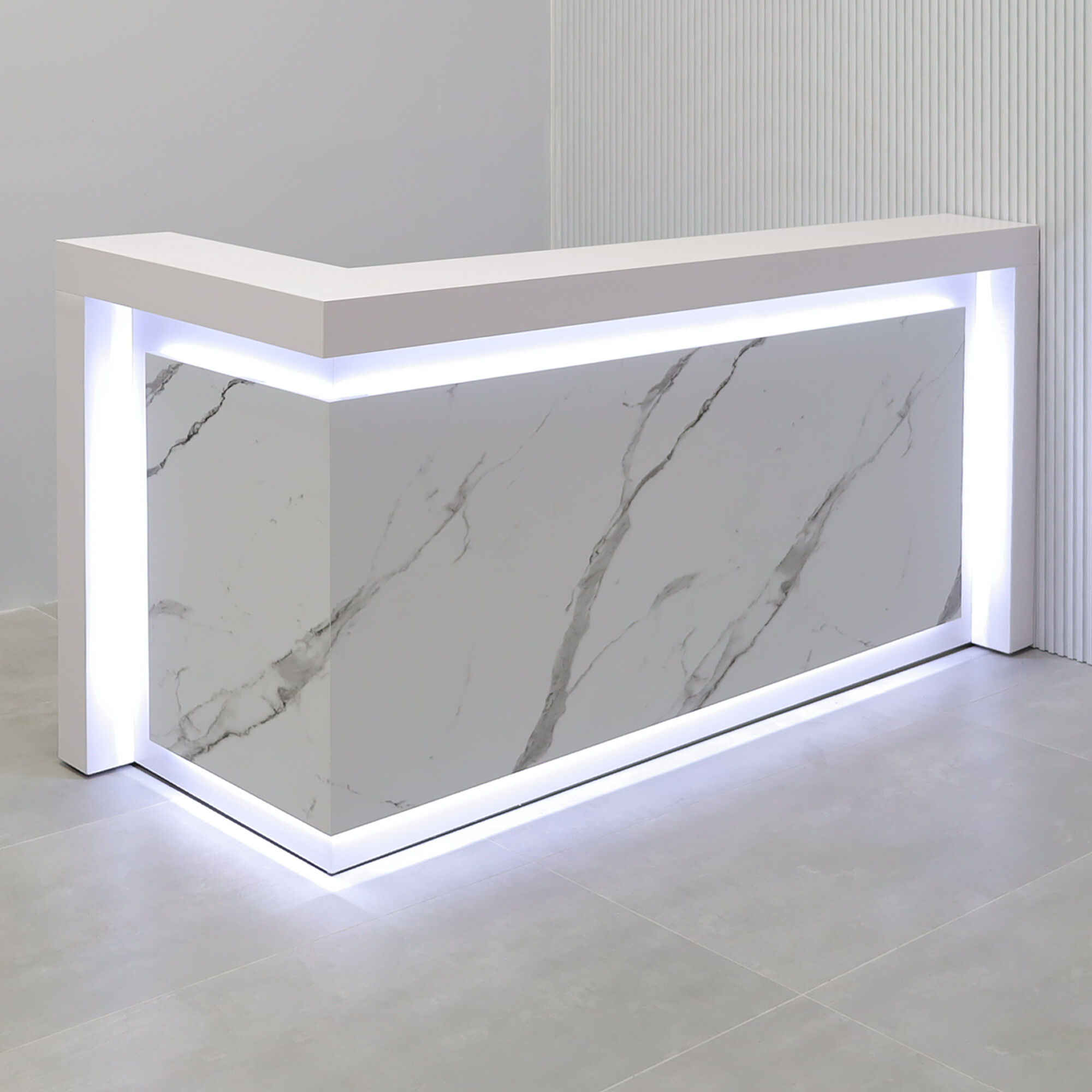 New York L-Shape Custom Reception Desk
