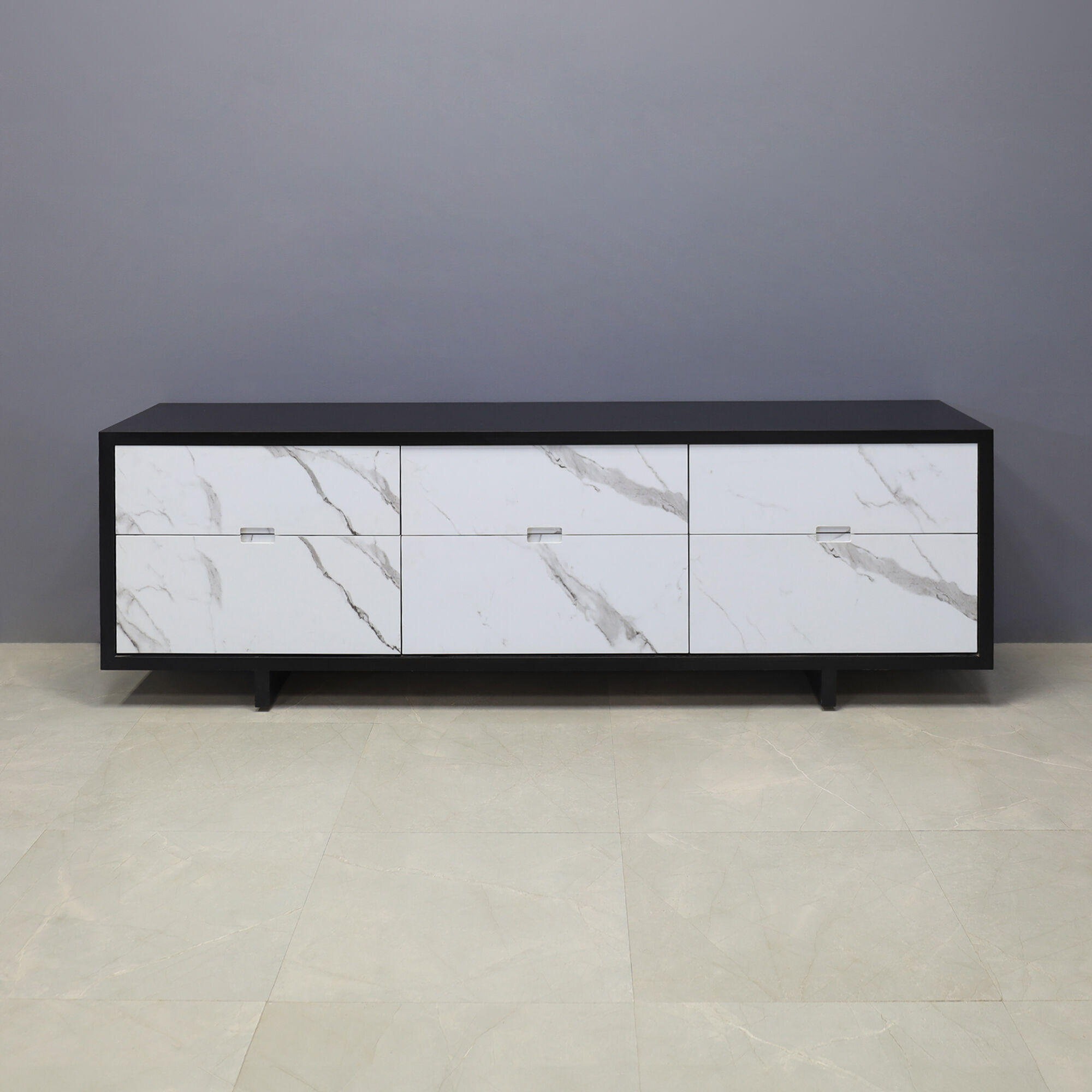 Seattle Storage Credenza in Black Traceless Credenza - 90 In. - Stock #24