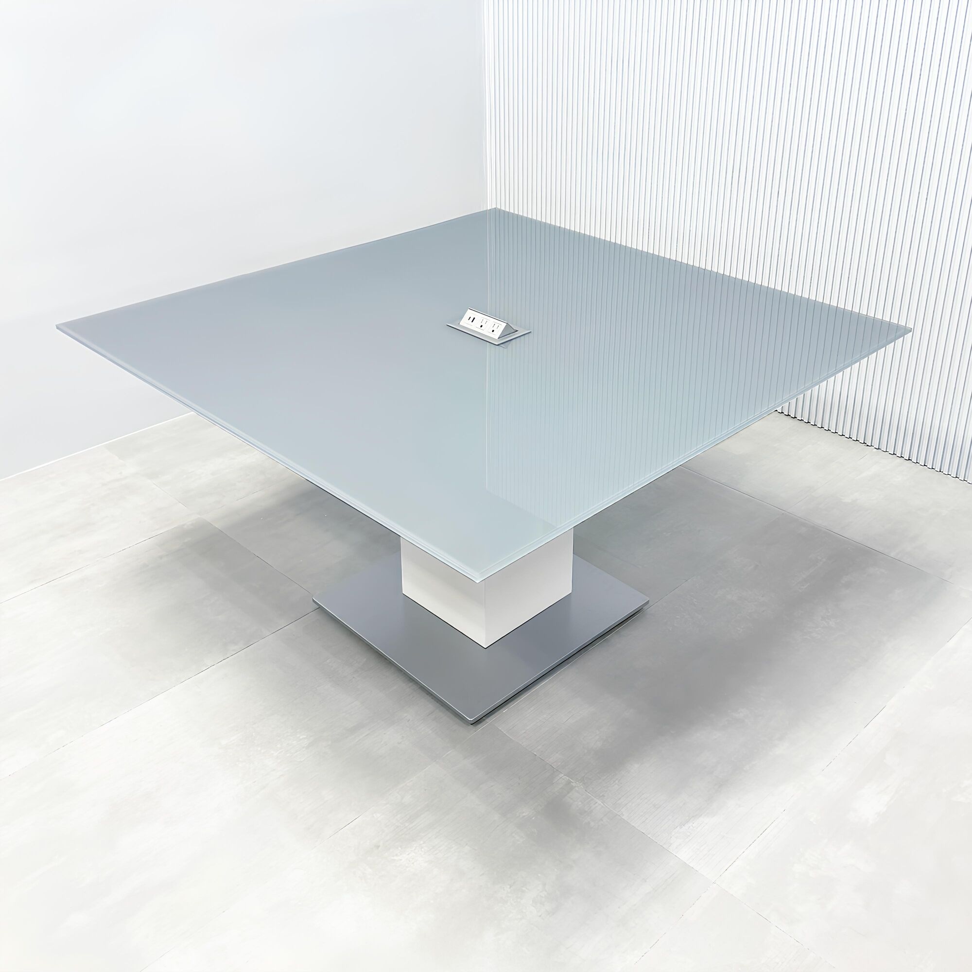 Omaha Square Conference Table with X3 Base