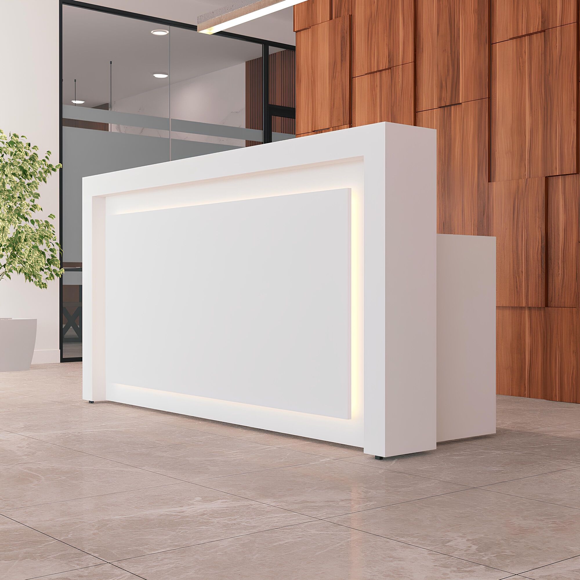 Straight Shape Reception Desks